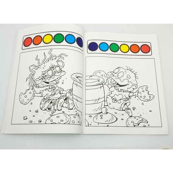 2 Vintage The Rugrats Paint With Water Activity Color and Activity Books 1997 - Picture 7 of 15